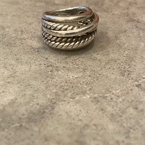 Stacked David Yurman ring
